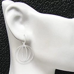 18K White Gold Diamond Circle Dangle Earrings 2.25ct -Fashion Accessories Shop 18k gold diamond circle dangle earrings 225ct p 22506bod