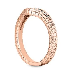 Thin 18K White Gold Diamond Engagement Band 0.12ct -Fashion Accessories Shop 18k gold diamond engagement band 012ct p 29879 back rose