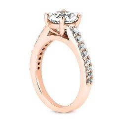 18K White Gold Diamond Engagement Ring 1.05ct 1.8mm -Fashion Accessories Shop 18k gold diamond engagement ring 105ct p 29955 back rose 20220420 20220426