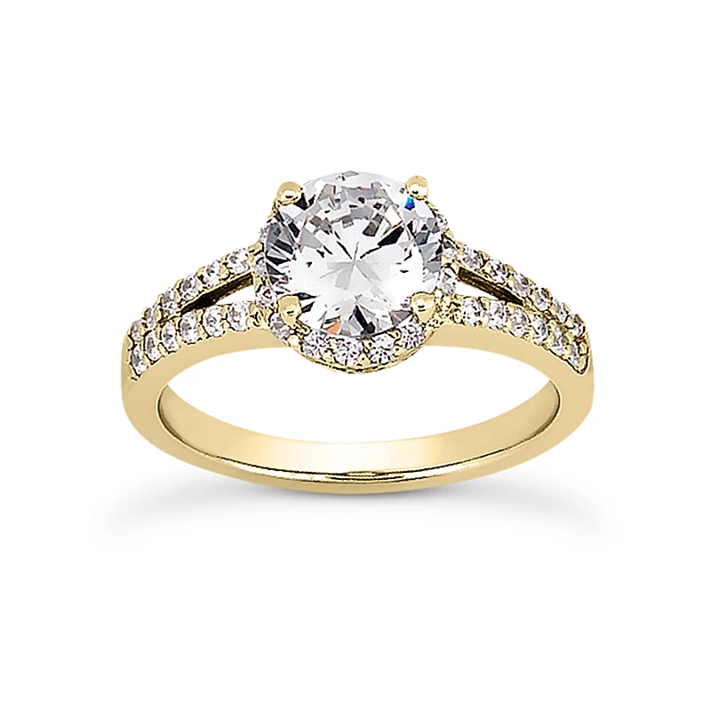 18K White Gold Diamond Engagement Ring 1.05ct 4.1mm 4 18K White Gold Diamond Engagement Ring 1.05ct 4.1mm - Image 2