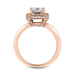 18K White Gold Diamond Engagement Ring 1.11ct 2.65mm -Fashion Accessories Shop 18k gold diamond engagement ring 111ct p 34686 additional rose