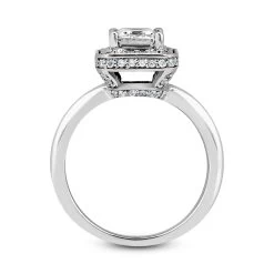 18K White Gold Diamond Engagement Ring 1.11ct 2.65mm -Fashion Accessories Shop 18k gold diamond engagement ring 111ct p 34686 additional white