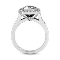 18K White Gold Diamond Engagement Ring 1.12 Carat -Fashion Accessories Shop 18k gold diamond engagement ring 112ct p 34834 additional white