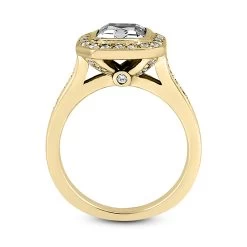 18K White Gold Diamond Engagement Ring 1.12 Carat -Fashion Accessories Shop 18k gold diamond engagement ring 112ct p 34834 additional yellow
