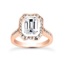 18K White Gold Diamond Engagement Ring 1.12 Carat -Fashion Accessories Shop 18k gold diamond engagement ring 112ct p 34834 rose 20220420 20220426