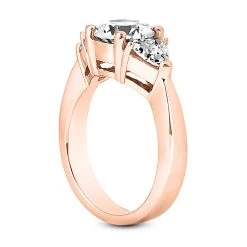 18K White Gold Diamond Engagement Ring 1.15ct 1.7mm -Fashion Accessories Shop 18k gold diamond engagement ring 115ct p 30165 back rose 20220420 20220426