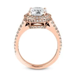 18K White Gold Diamond Engagement Ring 1.42ct 4.2mm -Fashion Accessories Shop 18k gold diamond engagement ring 142ct p 33982 additional rose
