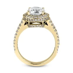 18K White Gold Diamond Engagement Ring 1.42ct 4.2mm -Fashion Accessories Shop 18k gold diamond engagement ring 142ct p 33982 additional yellow