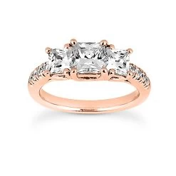 Thin 18K White Gold Diamond Engagement Ring Mounting 0.54ct -Fashion Accessories Shop 18k gold diamond engagement ring mounting 054ct p 33261 rose 20220420 20220426