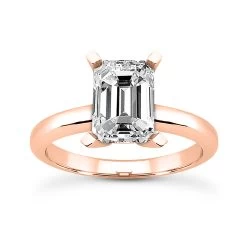 18K White Gold Diamond Engagement Ring Set 0.75ct Band: 2.5mm, Eng.: 2.3mm -Fashion Accessories Shop 18k gold diamond engagement ring set 075ct p 34020 back rose 20220426