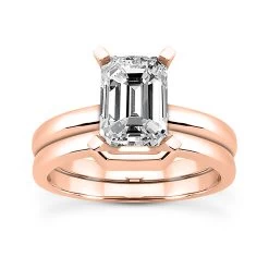 18K White Gold Diamond Engagement Ring Set 0.75ct Band: 2.5mm, Eng.: 2.3mm -Fashion Accessories Shop 18k gold diamond engagement ring set 075ct p 34020 rose 20220426