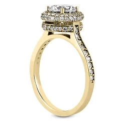 18K White Gold Diamond Engagement Ring Set 1.48ct Band: 2mm, Eng.: 2.1mm -Fashion Accessories Shop 18k gold diamond engagement ring set 148ct p 30127 additional yellow