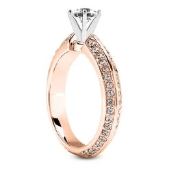 18K White Gold Diamond Engagement Ring Set 1.54ct -Fashion Accessories Shop 18k gold diamond engagement ring set 154ct p 34904 additional rose