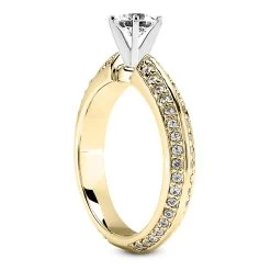 18K White Gold Diamond Engagement Ring Set 1.54ct -Fashion Accessories Shop 18k gold diamond engagement ring set 154ct p 34904 additional yellow
