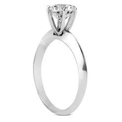 18K White Gold Diamond Engagement Ring Setting 3mm -Fashion Accessories Shop 18k gold diamond engagement ring setting p 30036 back white 20220426