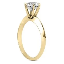 18K White Gold Diamond Engagement Ring Setting 3mm -Fashion Accessories Shop 18k gold diamond engagement ring setting p 30036 back yellow 20220426