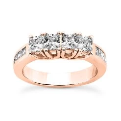 Thin 18K White Gold Diamond Engagement Wedding Ring 0.61ct -Fashion Accessories Shop 18k gold diamond engagement wedding ring 061ct p 30259 rose 20220426