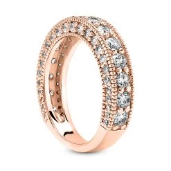 18K White Gold Diamond Engagement Wedding Ring For Women By Luxurman 1.5ct -Fashion Accessories Shop 18k gold diamond engagement wedding ring 144ct p 34604 back rose 20220420 20220426