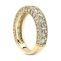 18K White Gold Diamond Engagement Wedding Ring For Women By Luxurman 1.5ct -Fashion Accessories Shop 18k gold diamond engagement wedding ring 144ct p 34604 back yellow 20220426