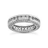 18K White Gold Diamond Eternity Band 2.90ct