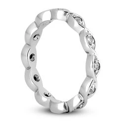 Designer Diamond Eternity Ring 0.24ct 18K White Gold 14 Designer Diamond Eternity Ring 0.24ct 18K White Gold -Fashion Accessories Shop 18k gold diamond eternity ring 024ct p 30537 back white 20220426