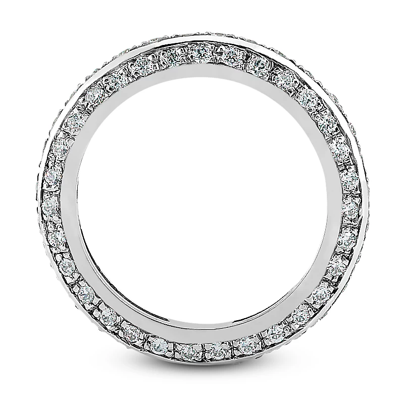 Thin 18K White Gold Diamond Eternity Ring 1.01ct 11 Thin 18K White Gold Diamond Eternity Ring 1.01ct - Image 9