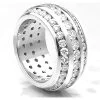 18K White Gold Diamond Eternity Ring W Round Diamonds 4ct 2 18K White Gold Diamond Eternity Ring W Round Diamonds 4ct -Fashion Accessories Shop 18k gold diamond eternity ring w round diamonds 4ct p 23029