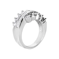 18K White Gold Diamond Right Hand Ring 2ct -Fashion Accessories Shop 18k gold diamond right hand ring 2ct p 31569 back white 20220420 20220426