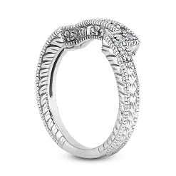 Thin 18K White Gold Diamond Wedding Band 0.22ct -Fashion Accessories Shop 18k gold diamond wedding band 022ct p 33948 back white 20220426