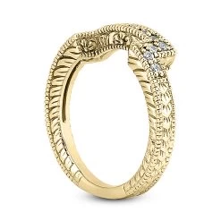 Thin 18K White Gold Diamond Wedding Band 0.22ct -Fashion Accessories Shop 18k gold diamond wedding band 022ct p 33948 back yellow 20220426