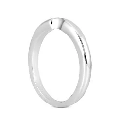 Thin 18K White Gold Engagement Wedding Band 2.4mm -Fashion Accessories Shop 18k gold engagement wedding band p 30049 back white 20220426