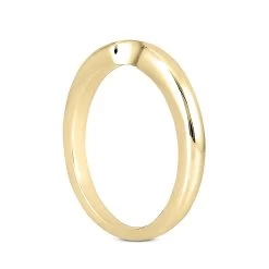 Thin 18K White Gold Engagement Wedding Band 2.4mm -Fashion Accessories Shop 18k gold engagement wedding band p 30049 back yellow 20220426