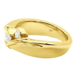 18K Yellow Gold Ladies Diamond Ring 0.31ct -Fashion Accessories Shop 18k gold ladies diamond ring 031ct p 31960 back yellow