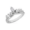 18K White Gold Ladies Diamond Ring 0.62ct