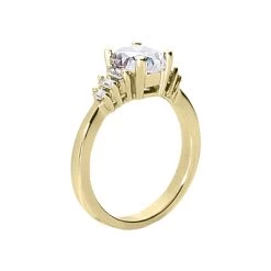 Ultra Thin 18K White Gold Ladies Diamond Ring 1.28ct -Fashion Accessories Shop 18k gold ladies diamond ring 128ct p 32368 back yellow 20220420 20220426