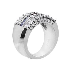 18K White Gold Ladies Diamond Ring 1.35ct 11.8mm -Fashion Accessories Shop 18k gold ladies diamond ring 135ct p 32050 back white 20220420 20220426