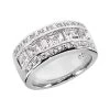 18K White Gold Ladies Diamond Ring 2.07ct