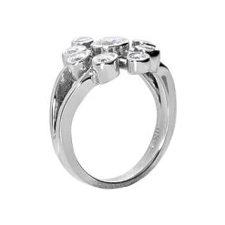 18K White Gold Right Hand Diamond Ladies Ring 0.69ct -Fashion Accessories Shop 18k gold right hand diamond ladies ring 069ct p 31445 back white 20220420 20220426
