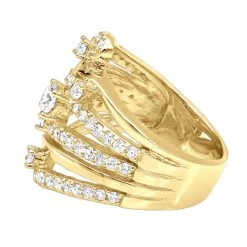 18K Yellow Gold Right Hand Ladies Diamond Ring 1.18ct -Fashion Accessories Shop 18k gold right hand ladies diamond ring 118ct p 31523 backye