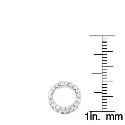 18K White Gold Round Diamond Circle Of Love Pendant 0.32ct -Fashion Accessories Shop 18k gold round diamond circle of love pendant 032ct p 5663 rulerwh