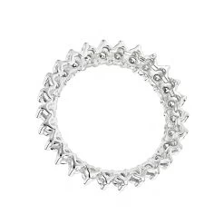 1 Carat Round Diamond Circle Of Love Pendant For Women 18K Yellow Gold -Fashion Accessories Shop 18k gold round diamond circle of love pendant for women 1 carat backwh 1