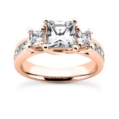 18K White Gold Round Diamond Engagement Ring 1.59ct -Fashion Accessories Shop 18k gold round diamond engagement ring 159ct p 30255 rose 20220426