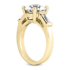 18K White Gold Round Diamond Engagement Ring Set 1.23ct -Fashion Accessories Shop 18k gold round diamond engagement ring set 123ct p 30027 additional yellow