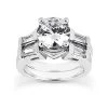 18K White Gold Round Diamond Engagement Ring Set 1.23ct -Fashion Accessories Shop 18k gold round diamond engagement ring set 123ct p 30027 white 20220426