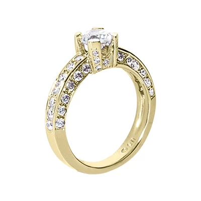 18K White Gold Round Diamond Ladies Ring 1.83ct 4.1mm 6 18K White Gold Round Diamond Ladies Ring 1.83ct 4.1mm - Image 4