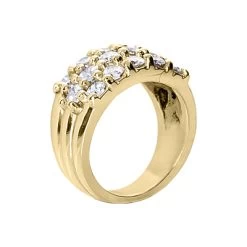 18K White Gold Round Diamond Ladies Ring 1.92ct -Fashion Accessories Shop 18k gold round diamond ladies ring 192ct p 32182 back yellow 20220420 20220426
