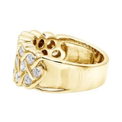 18K Yellow Gold Round Diamond Ladies Ring 2.02ct -Fashion Accessories Shop 18k gold round diamond ladies ring 202ct p 32548 backye