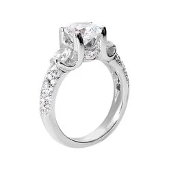 Thin 18K White Gold Round Diamond Ladies Ring 2.43ct 8 Thin 18K White Gold Round Diamond Ladies Ring 2.43ct -Fashion Accessories Shop 18k gold round diamond ladies ring 243ct p 32914 back white 20220420 20220426