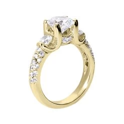 Thin 18K White Gold Round Diamond Ladies Ring 2.43ct 9 Thin 18K White Gold Round Diamond Ladies Ring 2.43ct -Fashion Accessories Shop 18k gold round diamond ladies ring 243ct p 32914 back yellow 20220420 20220426