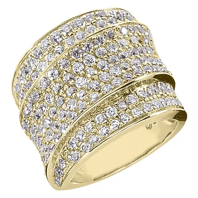 18K White Gold Round Diamond Ladies Ring 2.90ct 4 18K White Gold Round Diamond Ladies Ring 2.90ct - Image 2